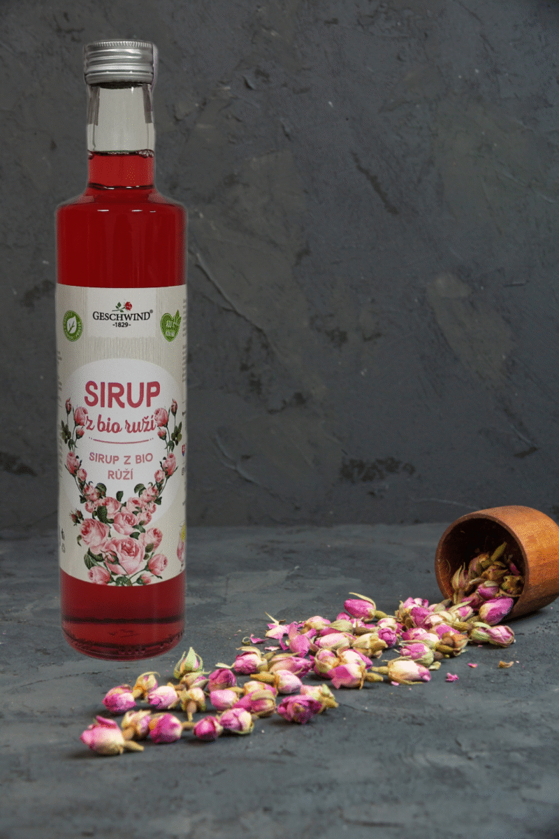 Sirup z bio ruží 0,5L