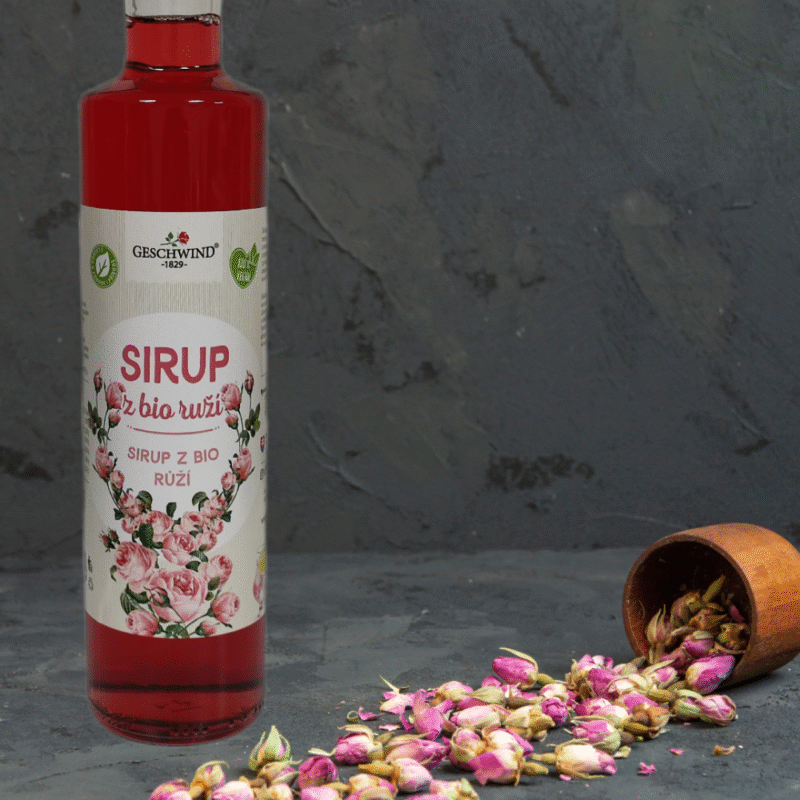 Sirup z bio ruží 0,5L